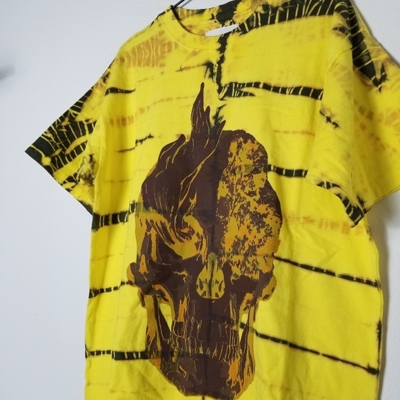 Laundered Works Corp x Offset Flaming Skull Shirt - Picture 4 of 7